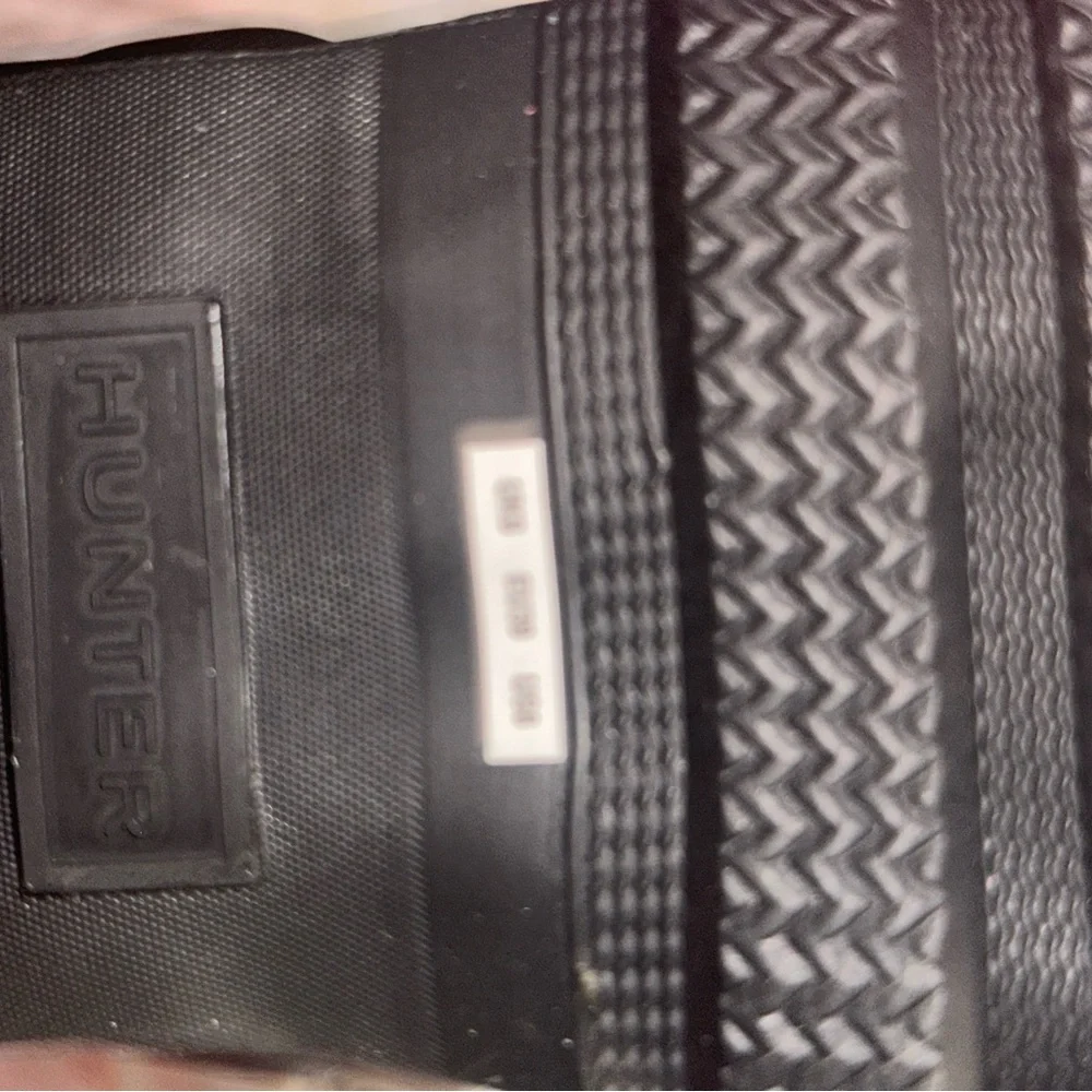 Hunter Black Boot with Red Logo - Picture 8 of 11